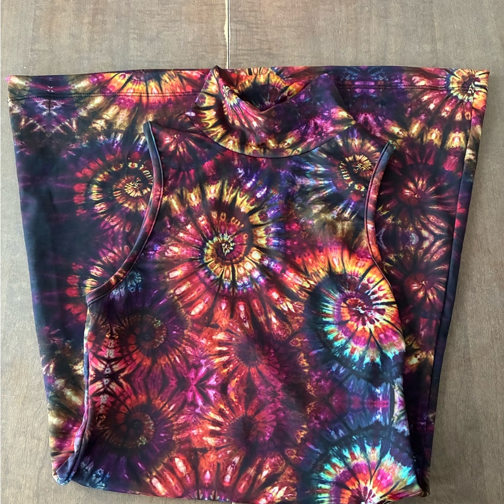 Vibrant Tie-Dye Mini Dress